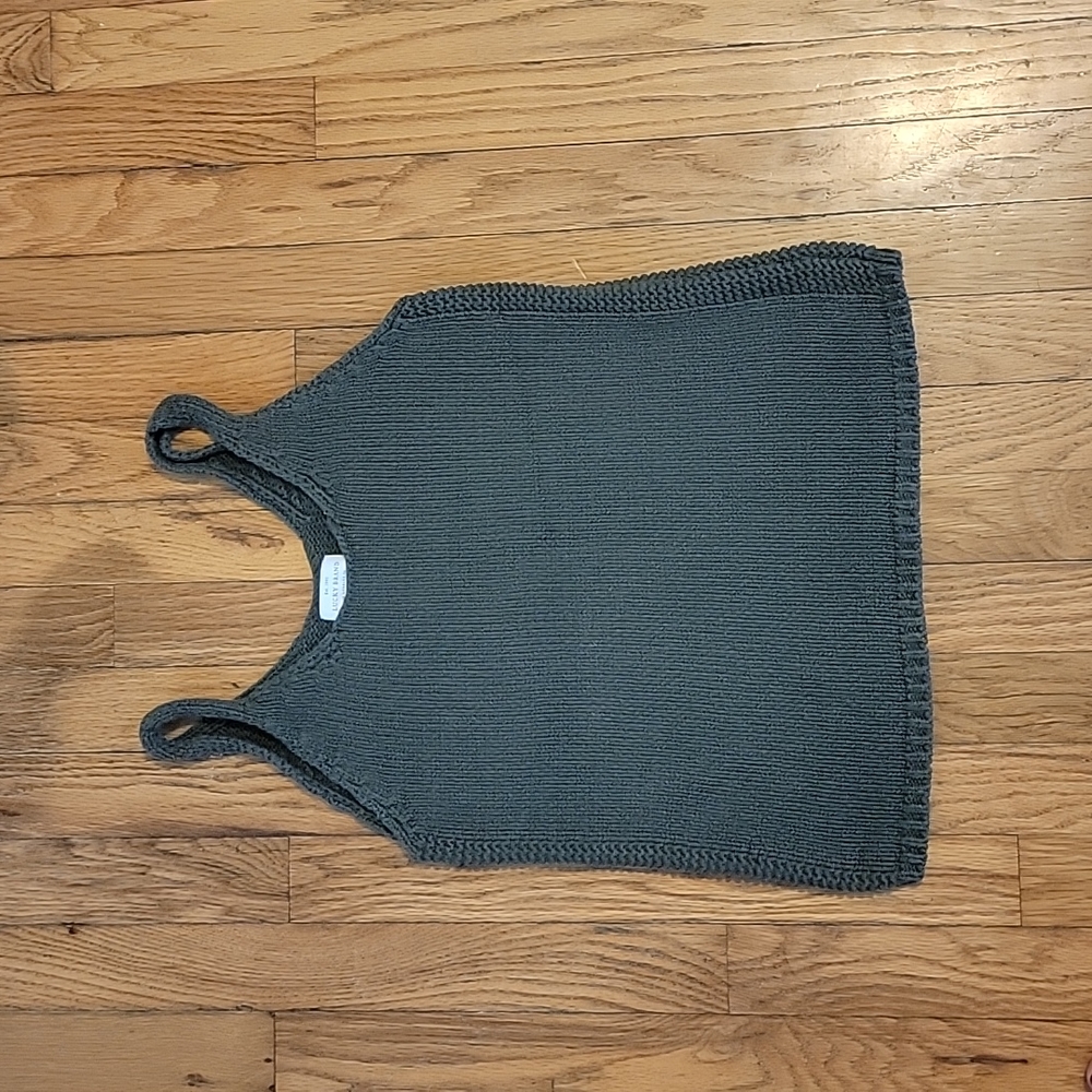 Lucky Brand knit tank green small